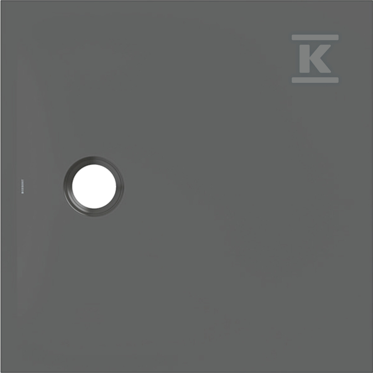 Brodzik CleanFloor30, grafit: 80x80cm - 551.202.DM.1