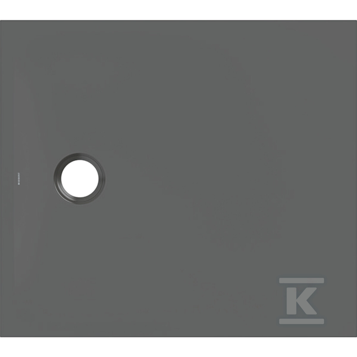 Brodzik CleanFloor30, grafit: 90x80cm - 551.203.DM.1