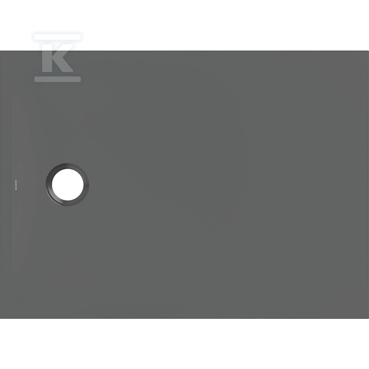 Brodzik CleanFloor30, grafit: 110x80cm - 551.205.DM.1