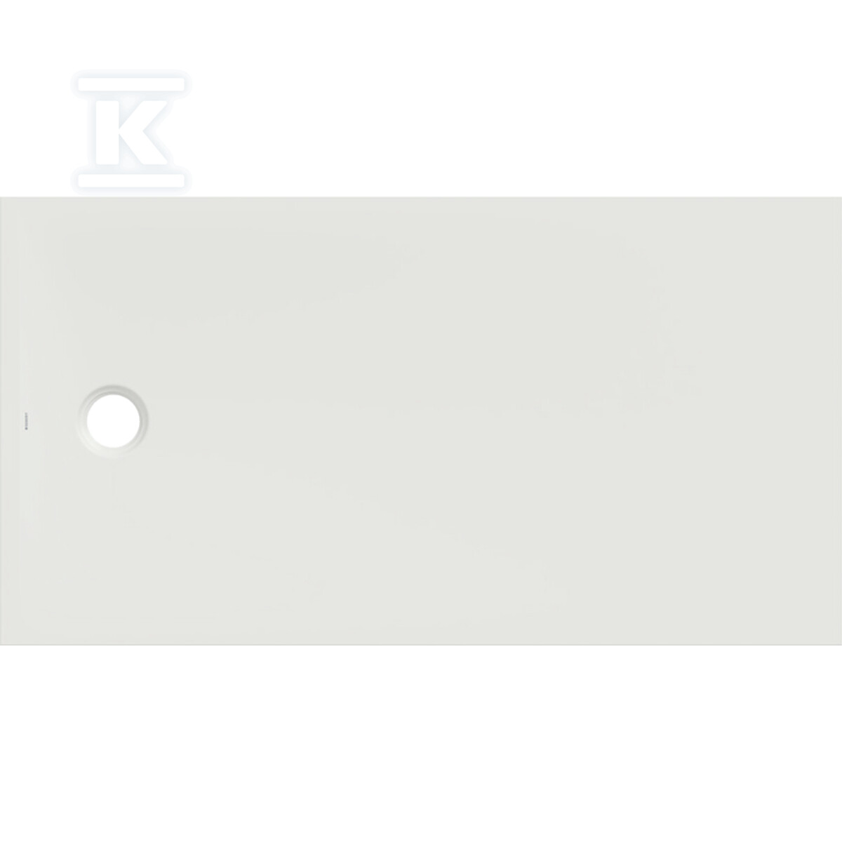 Brodzik CleanFloor30, biały: 150x80cm - 551.208.00.1