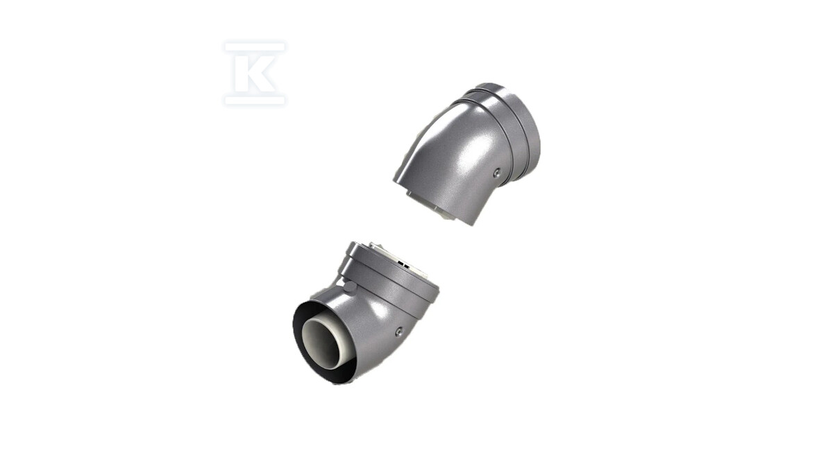 Kolano 45° koncentryczne 60/100 mm – 2 - 3319168