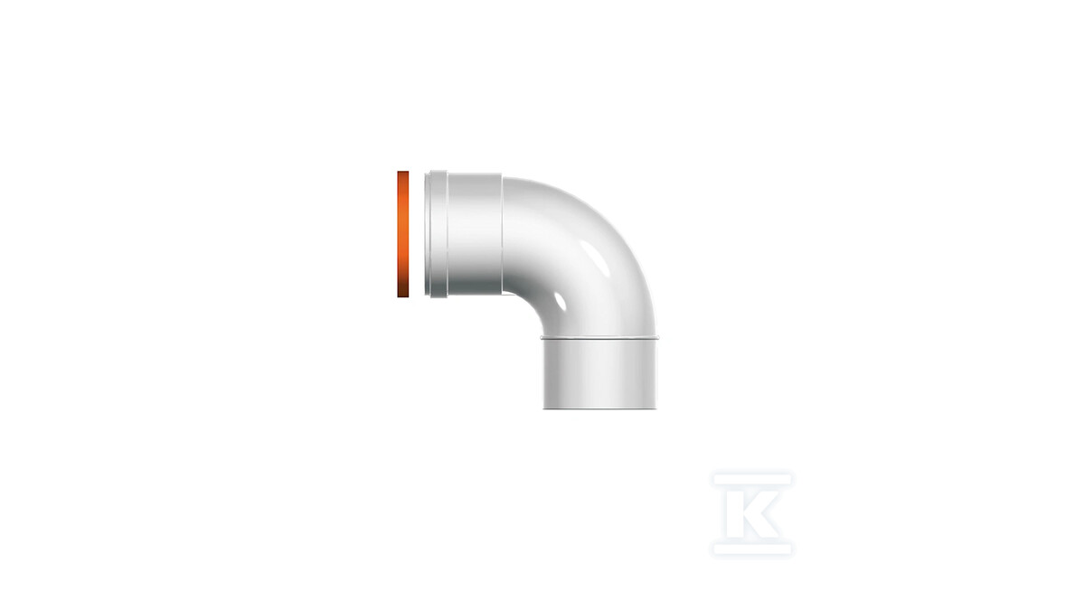 Kolano powietrzne 90° 100mm - 3590239