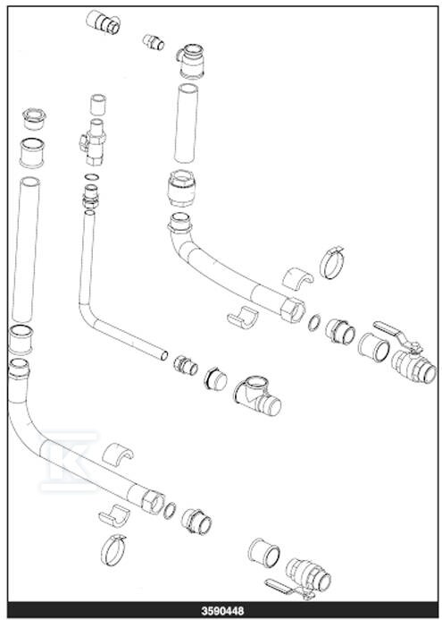 Zestaw przyłączeniowy GHP 85-100 B2B - 3590449