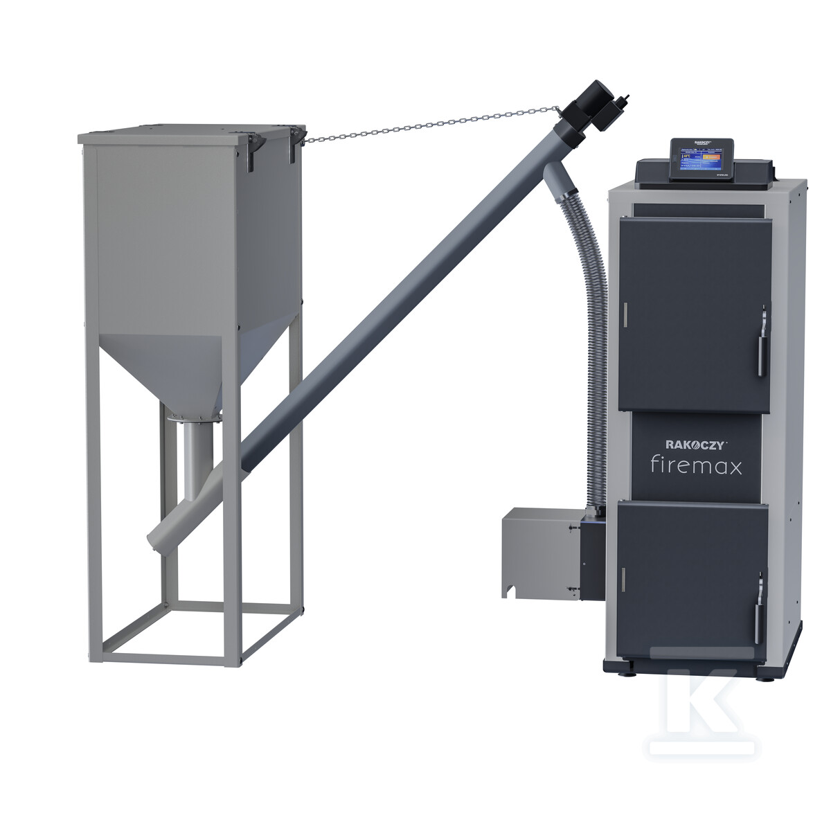 Kocioł pelletowy Rakoczy Firemax 30kW - K.FM30.Z190.L.PSP