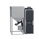 Kocioł pelletowy Rakoczy Firemax 10kW 300 LEWY zbiornik nieobudowany regulator ST9781 zPID firmy Tech