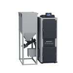 Kocioł pelletowy Rakoczy Firemax 25kW 190 LEWY zbiornik nieobudowany regulator ST9781 zPID firmy Tech