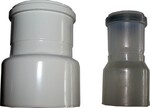 Redukcja kominowa DN 160 - DN 110, polypropylen do 120°C