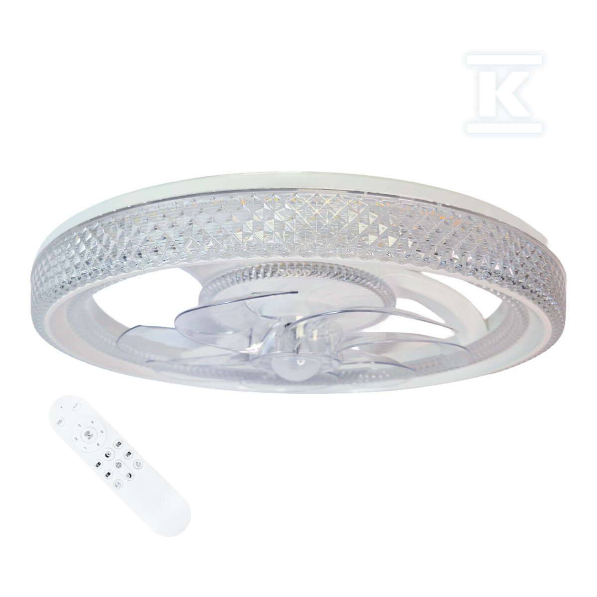 Wentylator sufitowy, CRYSTAL 35W ( - VRFO12W
