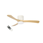 Wentylator sufitowy, METAL+DREWNO 53W ( 18W+35W) 1350LM, 25m2, CCT, 43dB