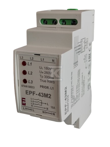 Automatyczny przełącznik faz EPF-43M2 - 002471516