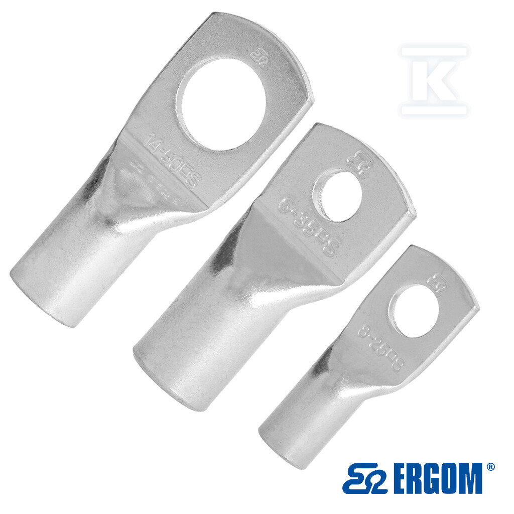Końcówka rurowa oczkowa miedziana - E11KM-01020105000