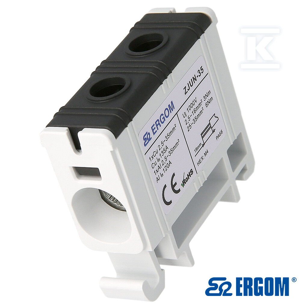 Złączka montażowa ZJUN-35/ czarny=20SZT - R34RR-07010003303