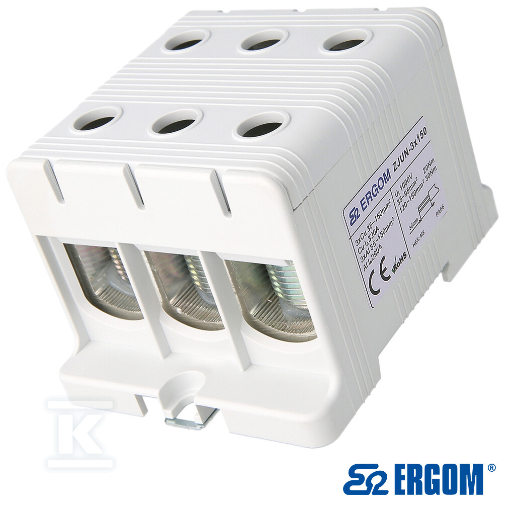 Złączka montażowa ZJUN-3x150 SZARA - R34RR-07010022301