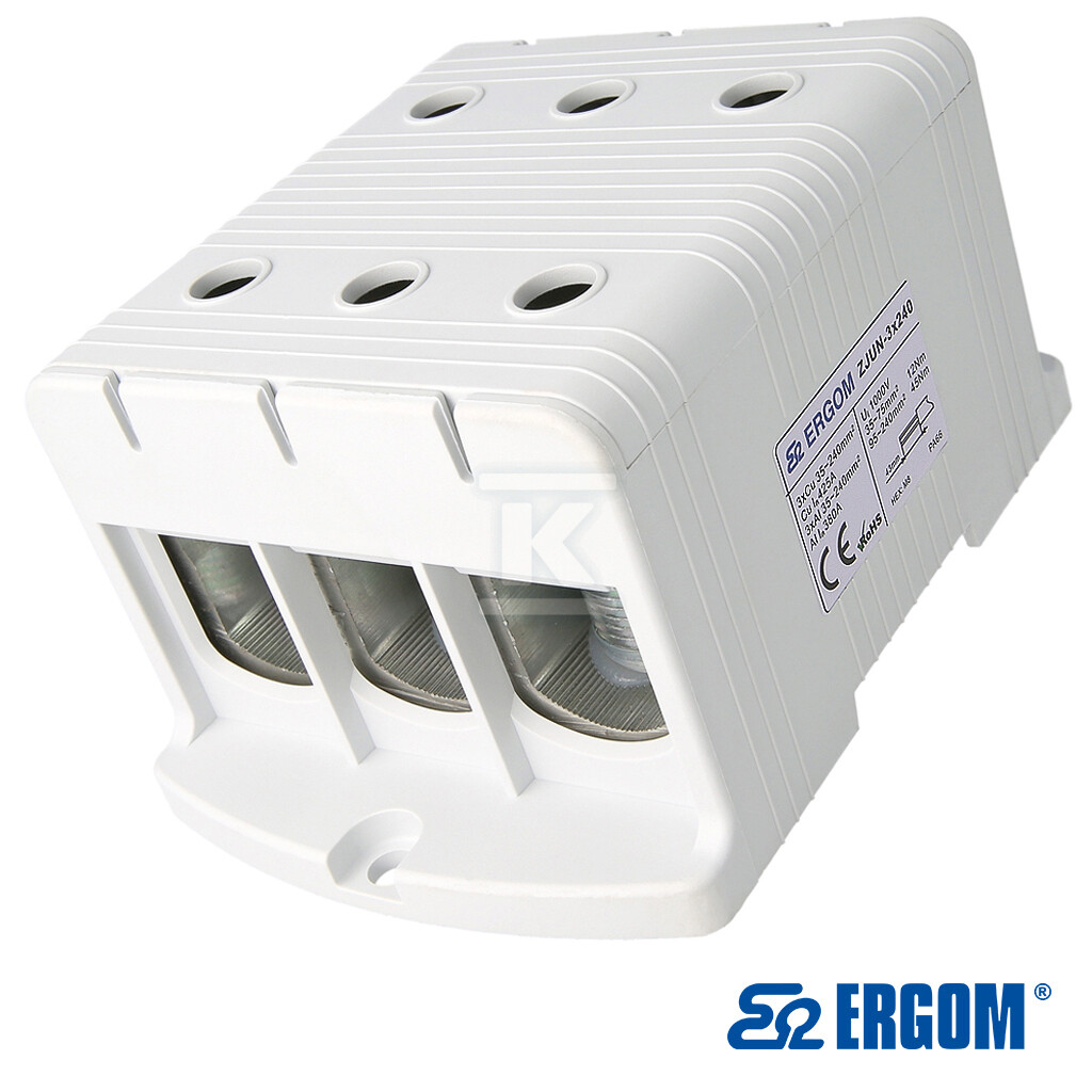 Złączka montażowa ZJUN-3x240 SZARA - R34RR-07010022501