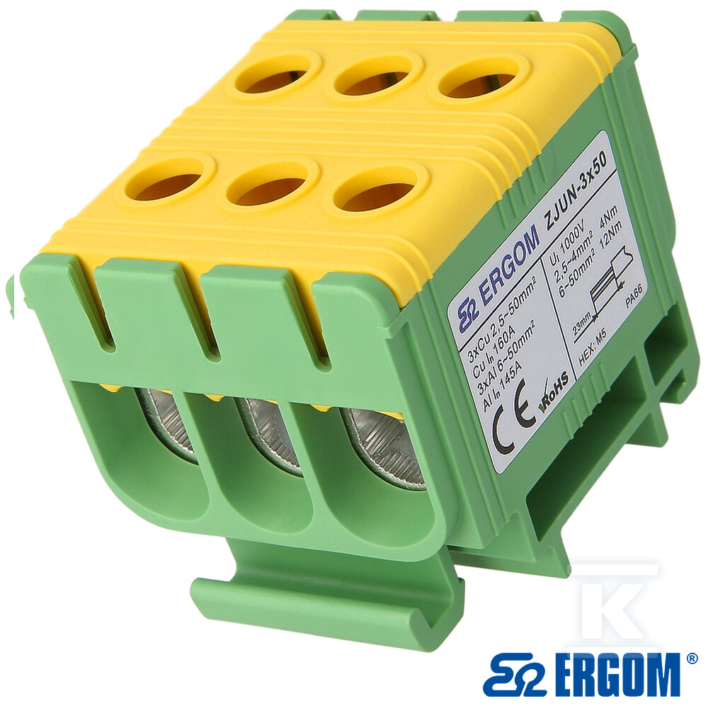 Złączka montażowa ZJUN-3x50 - R34RR-07020002401