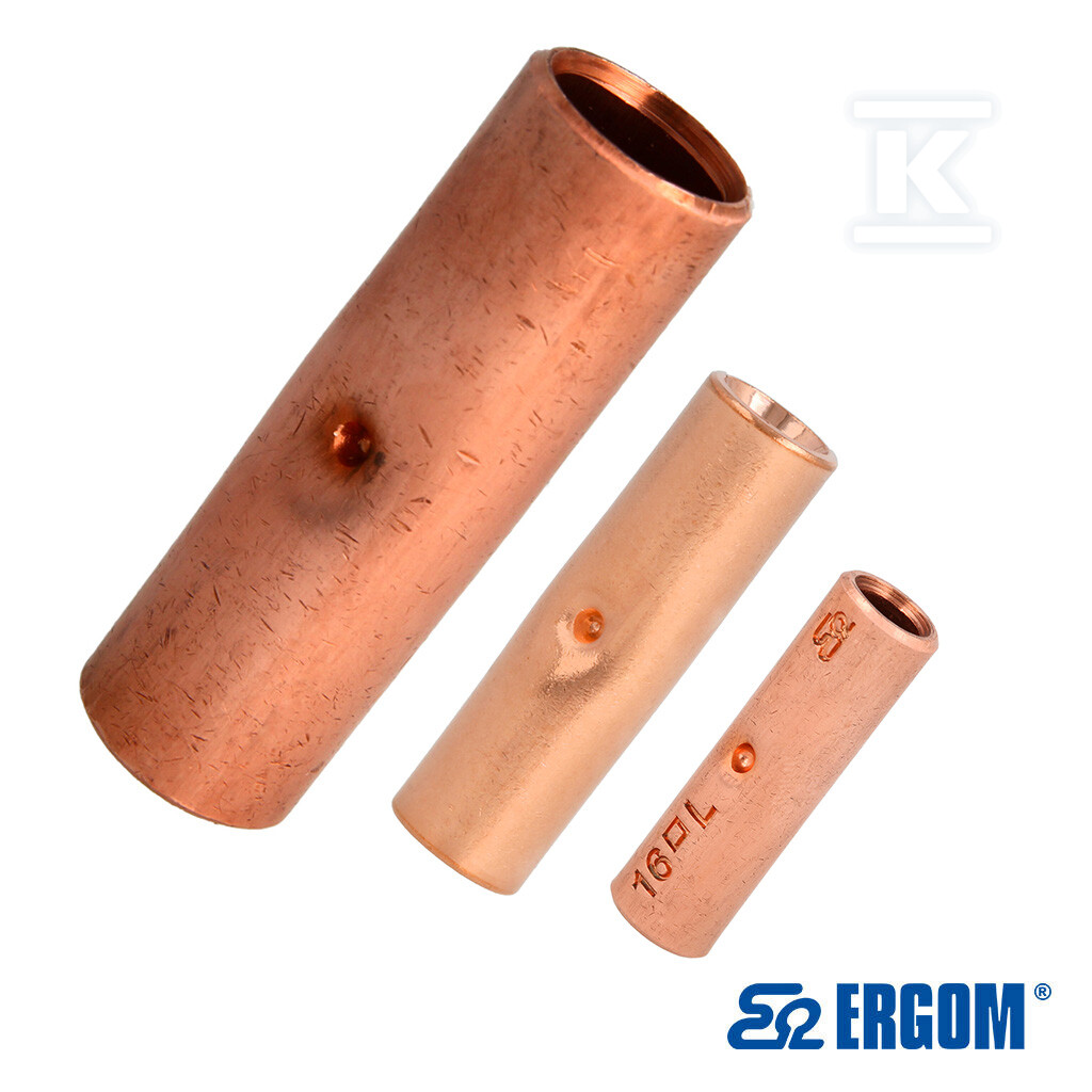 Końcówka rurowa łącząca miedziana ZM - E11KM-01060300700