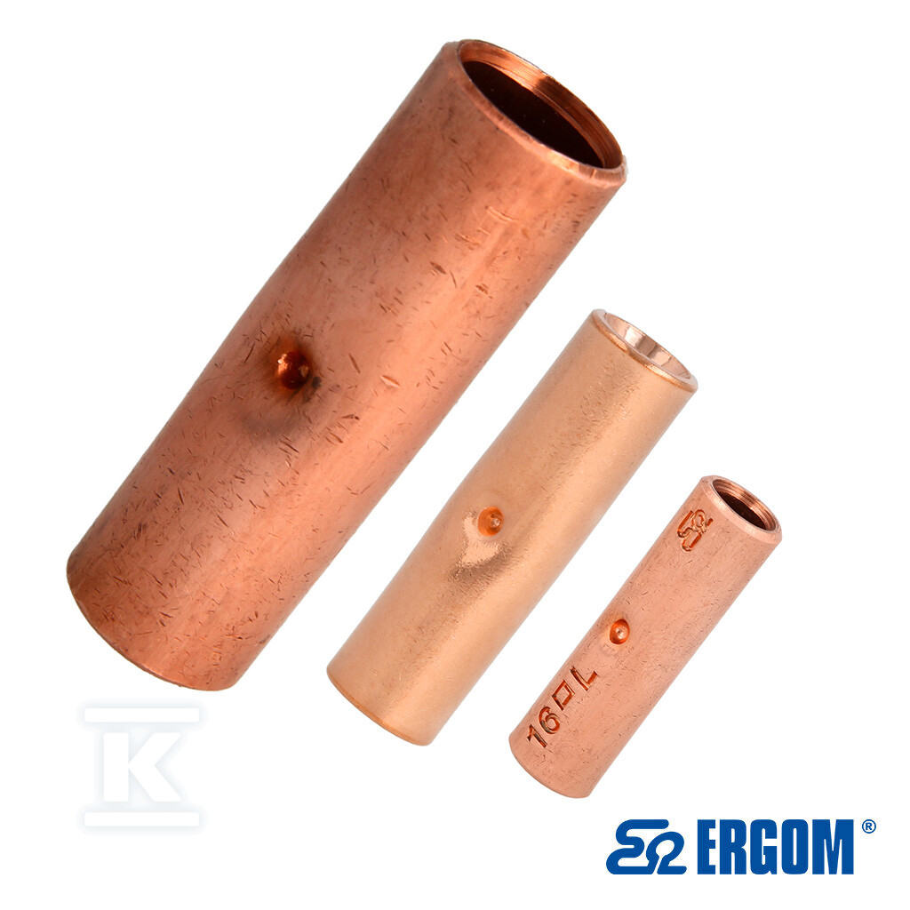 Końcówka rurowa łącząca miedziana ZM - E11KM-01060300702