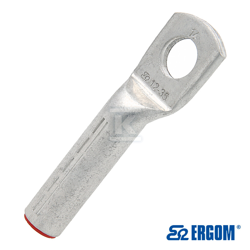 Końcówka rurowa oczkowa aluminiowa - E12KA-01030101100