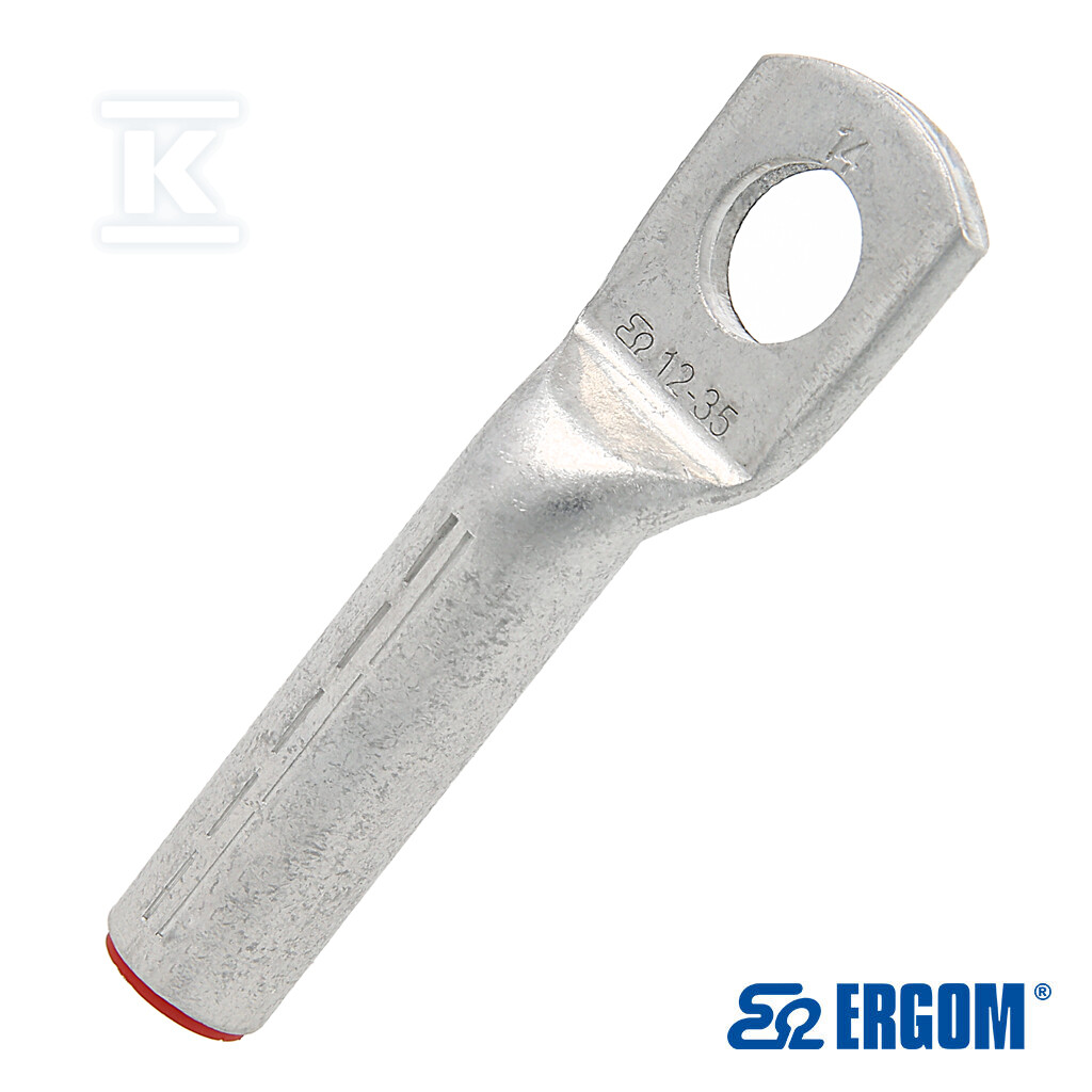 Końcówka rurowa oczkowa aluminiowa - E12KA-01030101102