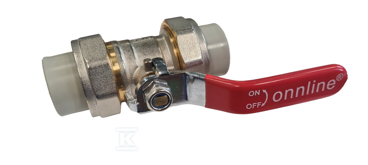 Kuglasti ventil 25mm MOS-PP Online - 353-25-M_ON