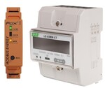 Zestaw do monitoringu energii: licznik energii elektrycznej- trójfazowy LE-03MW-CT, dwukierunkowy, do pomiaru półpośredniego + integrator liczników energii WI-MODBUS-D