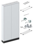 Obudowa metalowa stojąca  LXN250 4-12 GSX040008 IP41, (1050x1850x250) ETI Polam