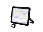 Naświetlacz LED galaxi 100W 11000lm barwa zimna 6000K IP65 czarny z czujnikiem