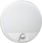 Oprawa LED plafoniera oval h 15W 1230lm NW barwa naturalna 4000K IP54 IK10 z czujnikiem PIR
