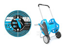 Zestaw SMART 20 mb 1/2 z wózkiem na wąż Discover, zestaw SMART zawiera: wąż ogrodowy SMART 1/2" 20mb, zraszacz pistoletowy HYDRON, szybkozłącza stop i przelot IDEAL, przyłącze uniwersalne z gw. wew IDEAL G3/4"-1"