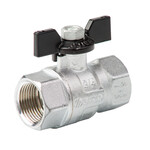 Zawór kulowy TAJO 2000, 3/8 GW x 3/8 GW, uchwyt motylkowy
