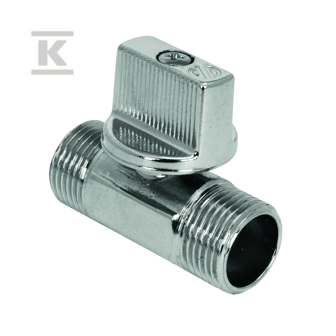 Zawór kulowy MINI, 3/8 GZ x 1/2 GZ - 02210