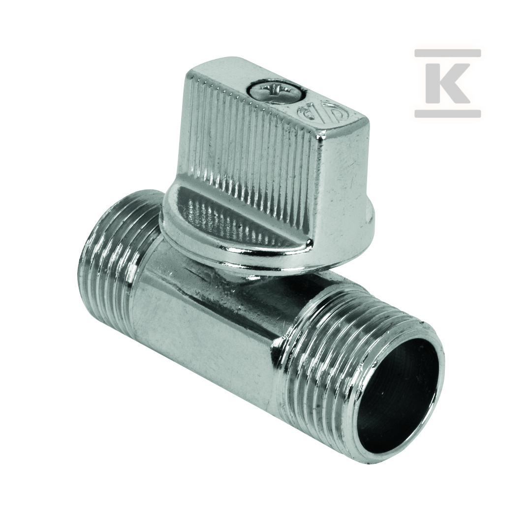 Zawór kulowy MINI, 1/2 GZ x 1/2 GZ - 02238