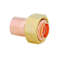Złączka bateryjna prosta CU, 1/2 GW x - 04529