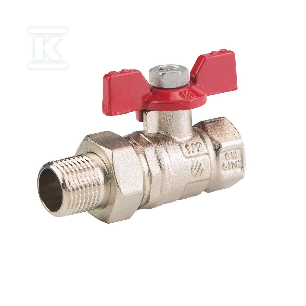 Zawór kulowy SENA VA30, prosty,1/2 GW x - 154103