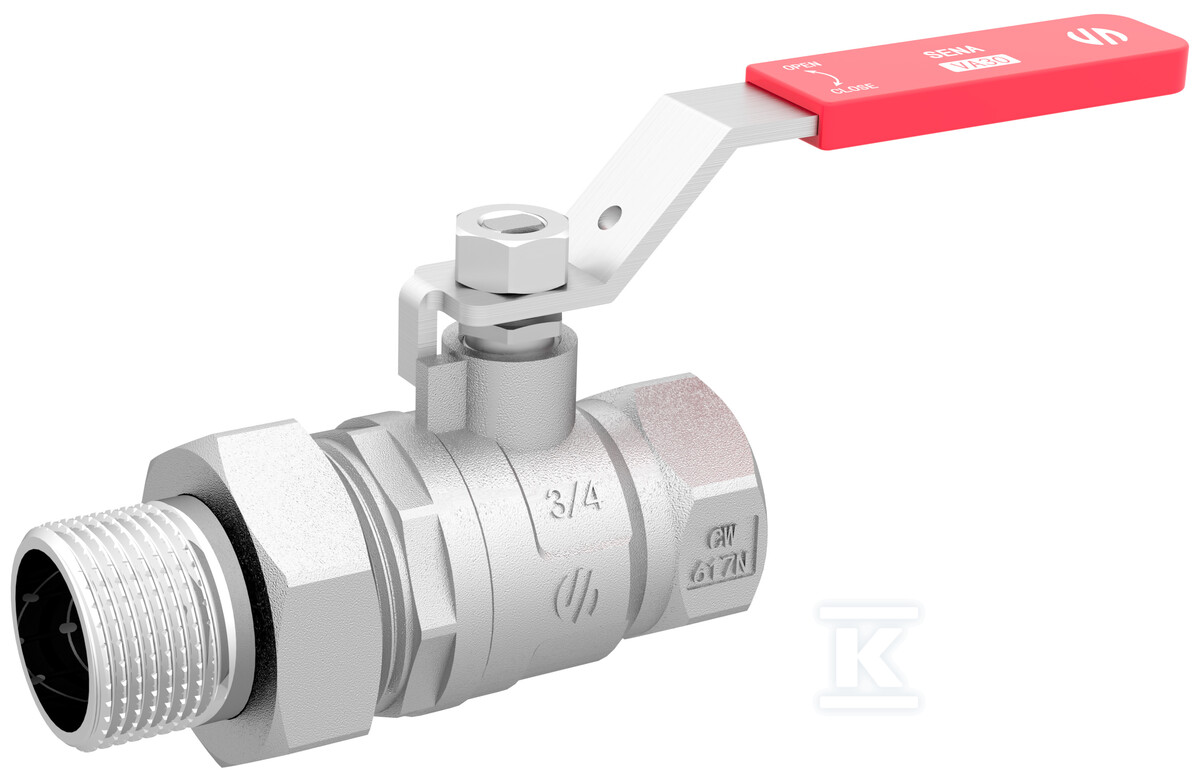Zawór kulowy prosty SENA VA30, 1/2GW x - 154203