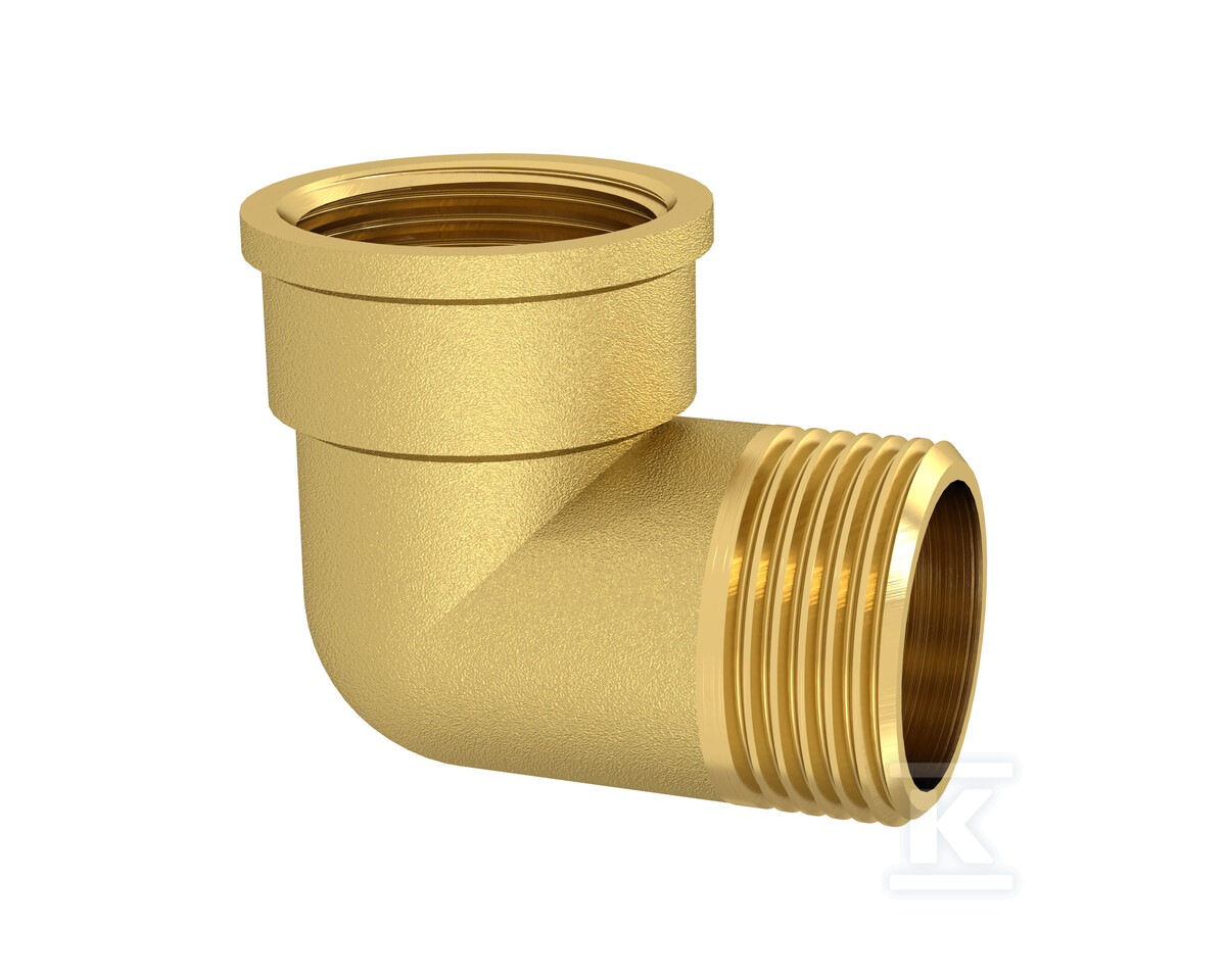 Kolano skręcane mosiężne 3/8GZ x 3/8GW - 836005