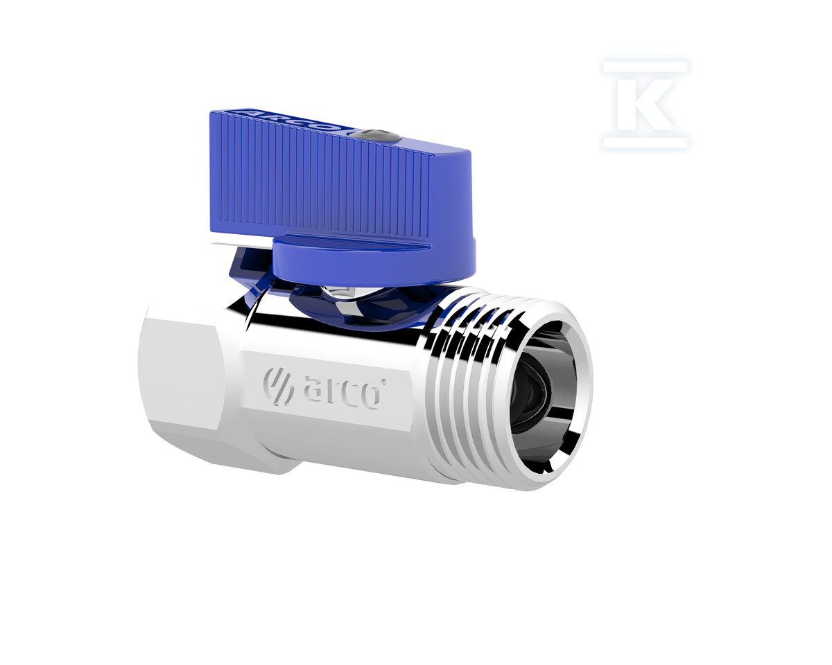 Zawór kulowy MINI, 1/2 GZ x 1/2 GW, - A2207