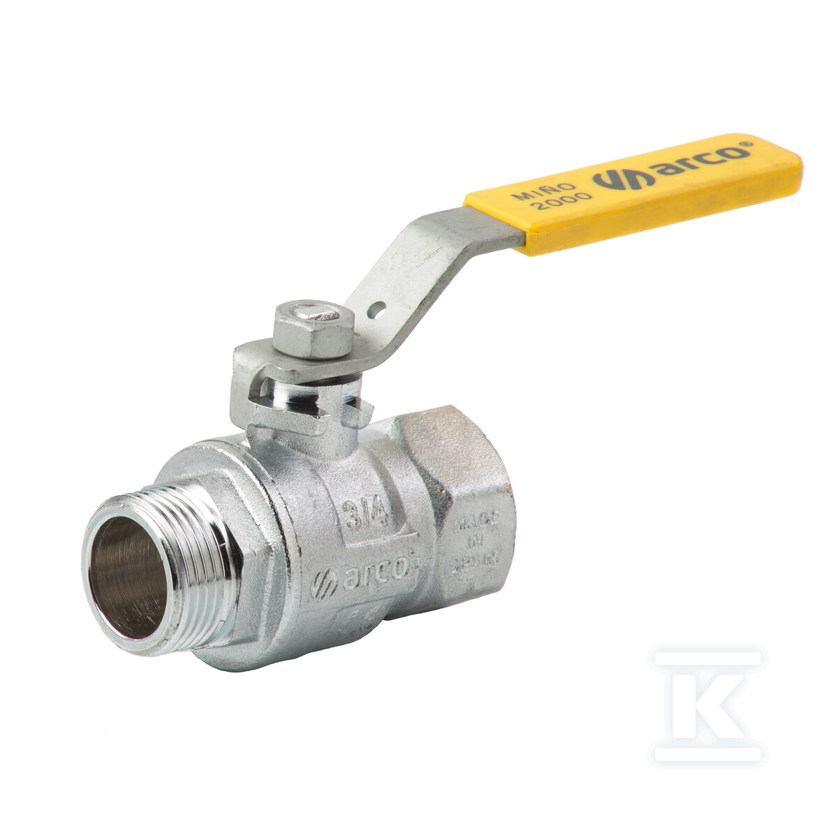 Zawór kulowy gazowy MINO, 1 GZ x 1 GW, - M1131CR