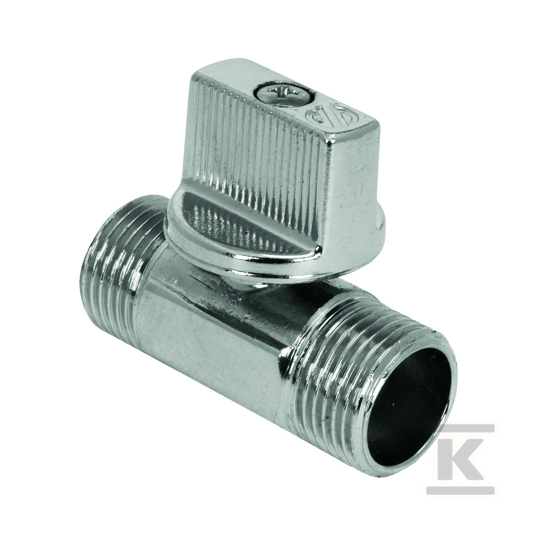 Zawór kulowy MINI, 1/2 GZ x 1/2 GZ, - P2238