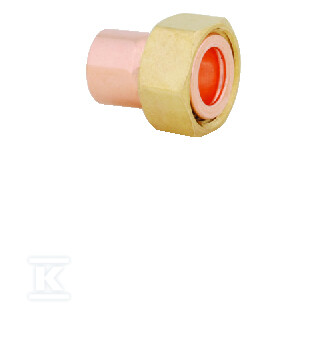 Złączka bateryjna prosta CU, 1/2 GW x - P4534FR