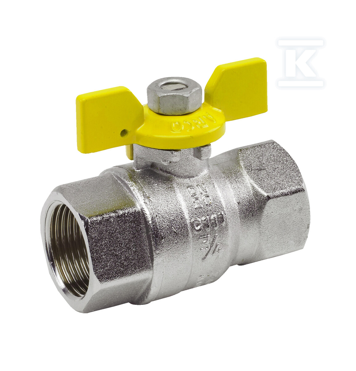 Zawór kulowy gazowy MINO, 1 GW x 1 GW, - PM104