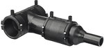 Trójnik elektrooporowy 90ST. d125x90 PE100, SDR11, PN10 gaz/PN16 woda