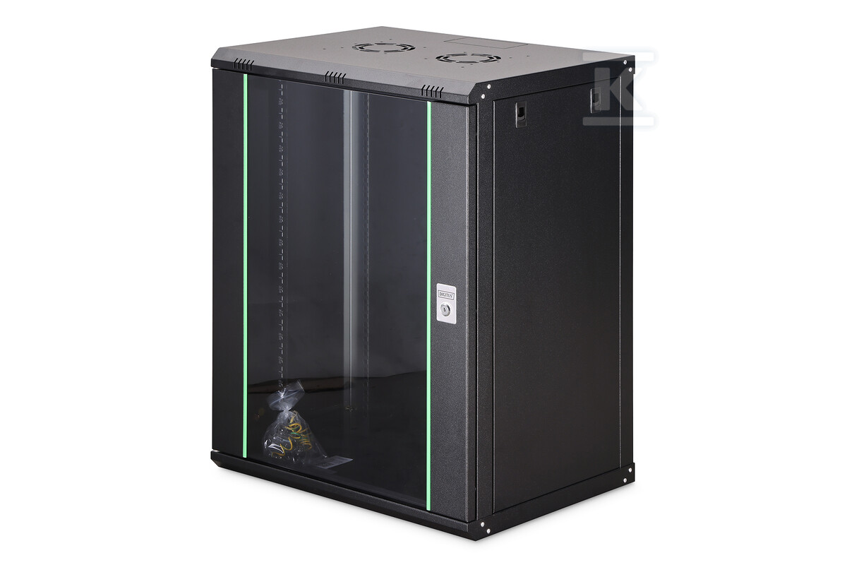 Szafa sieciowa wisząca DYNAmic 19" 16U - DN-19 16-U-EC-SW