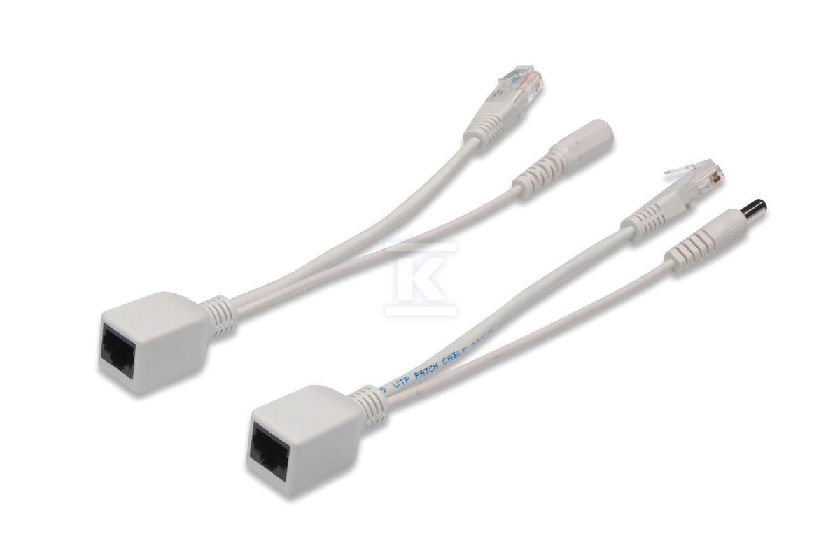 Zestaw pasywnych kabli PoE10/100Mbps DC - DN-95001