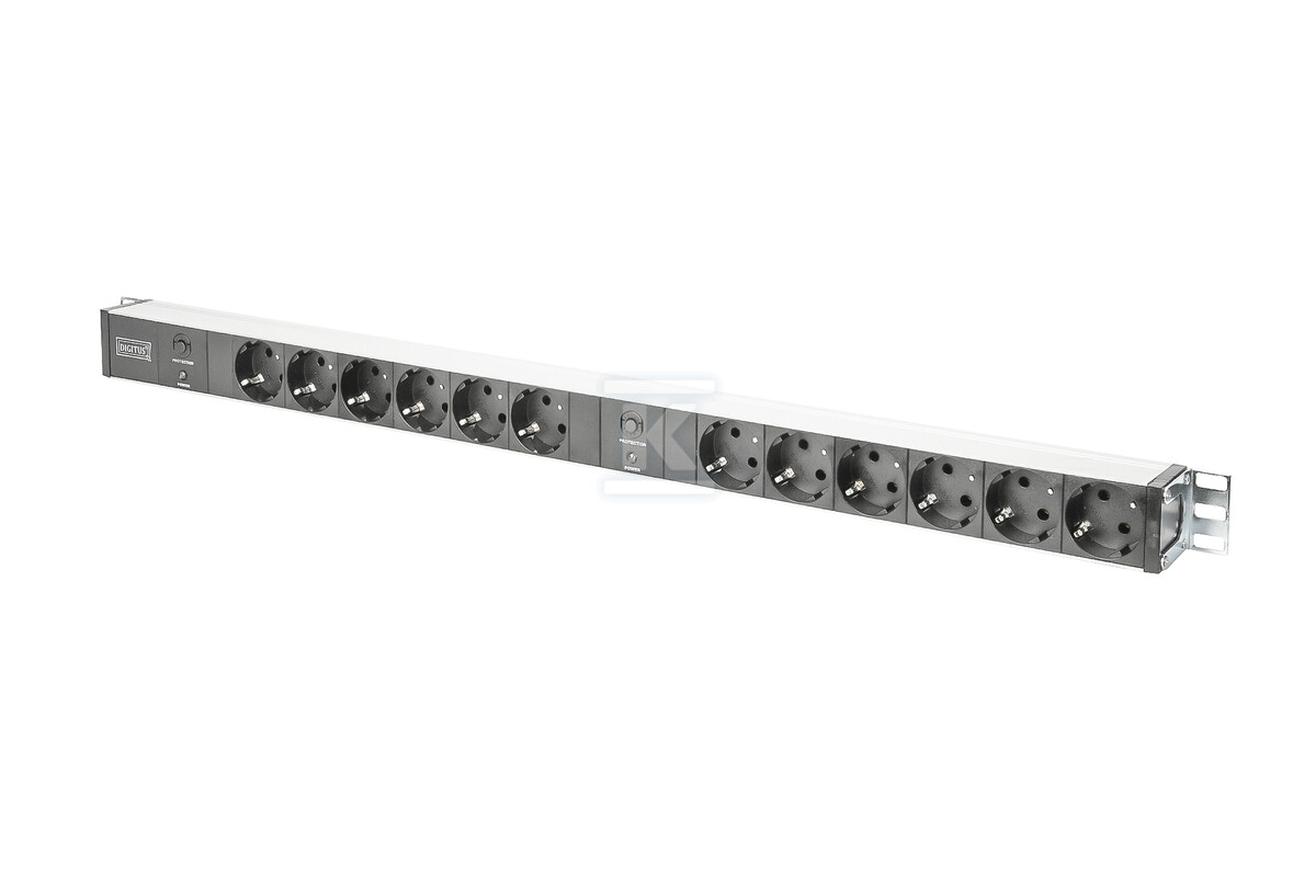 Listwa zasilająca pionowa PDU, 12x - DN-95405