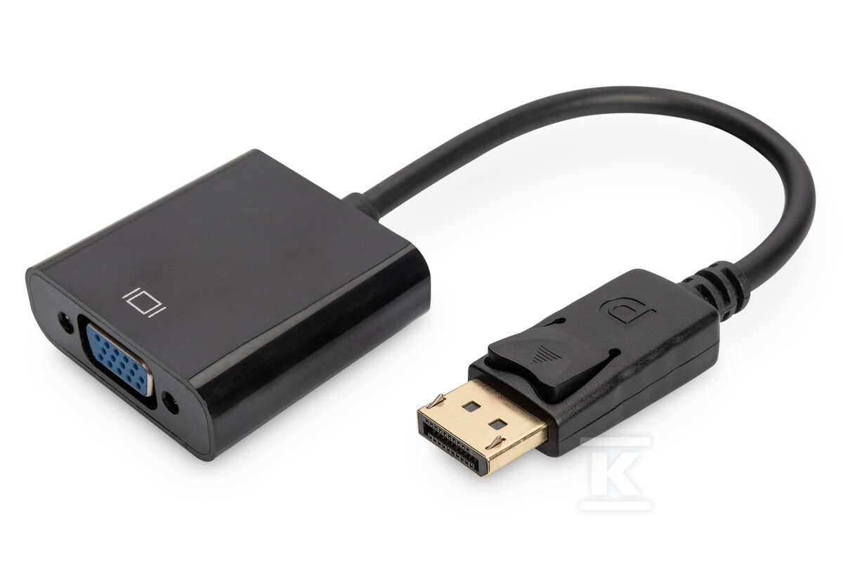 Kabel DP/DSUB15 M/Ż z zatrzaskiem - AK-340403-001-S