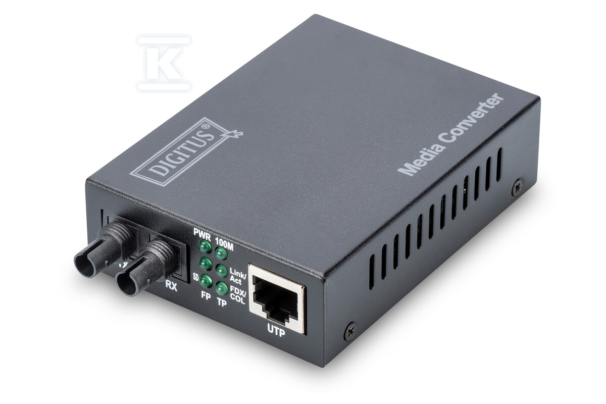 Media konwerter RJ45 10/100Base-TX na - DN-82010-1