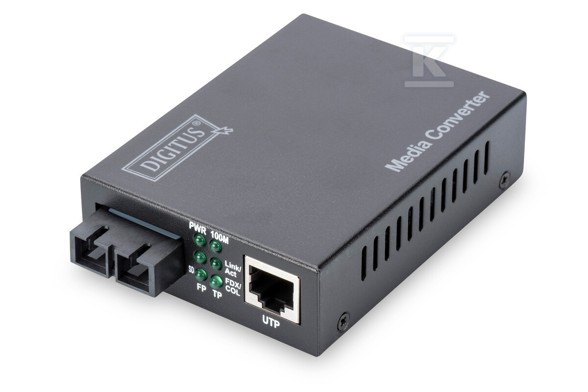 Media konwerter RJ45 10/100Base-TX na - DN-82020-1