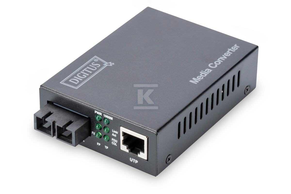 Media konwerter RJ45 10/100/1000Base-TX - DN-82121-1