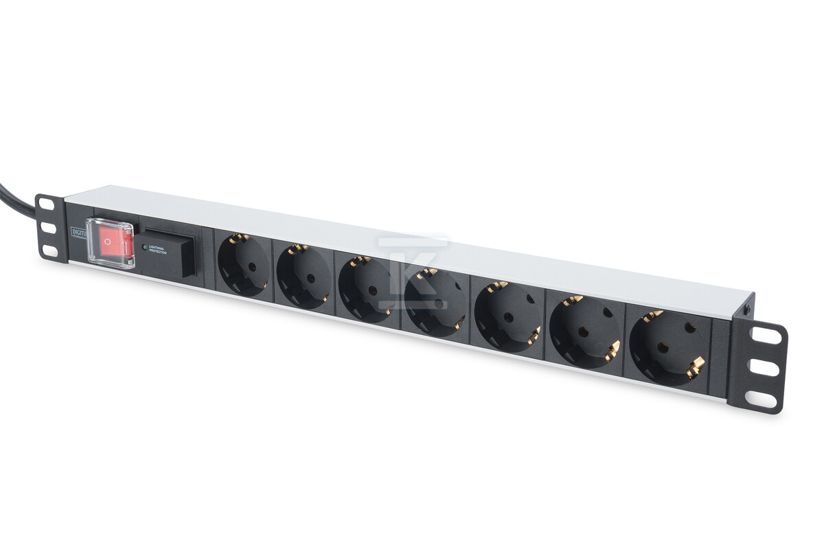 Listwa zasilająca PDU 19" Rack, 7x - DN-95407